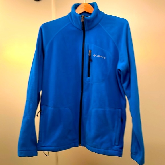 Columbia Other - Columbia Men’s Fleece Full Zip Jacket, Royal Blue, Logo, M, EUC